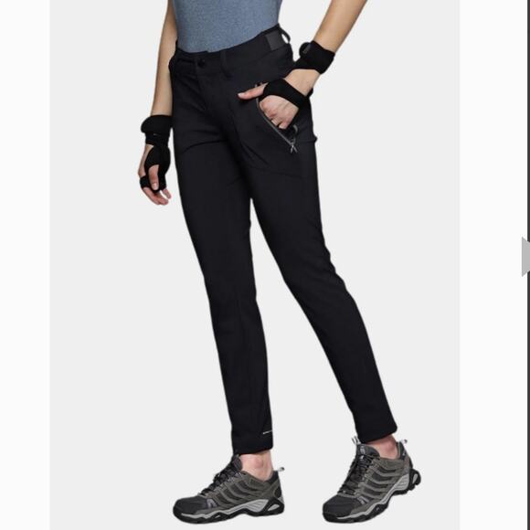 Columbia Women’s Sz Large Women Black Bryce Canyon II Pant (Sun Protection) - Picture 1 of 8